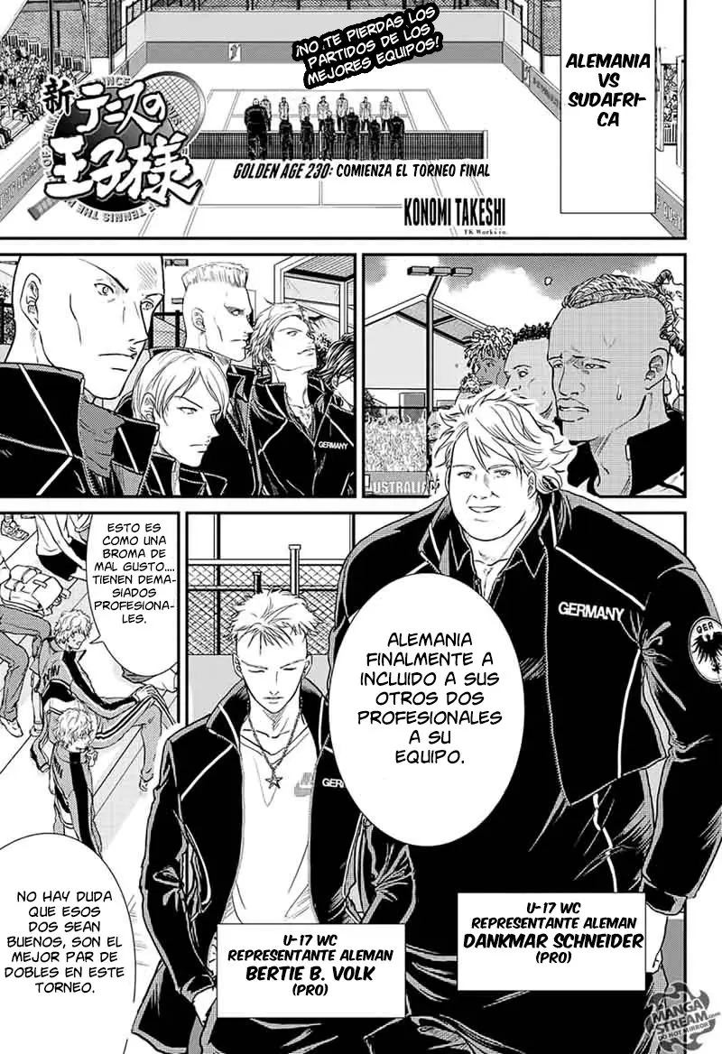New Prince of Tennis (2009) - Capítulo 230 - Página 1 - LectorTMOo