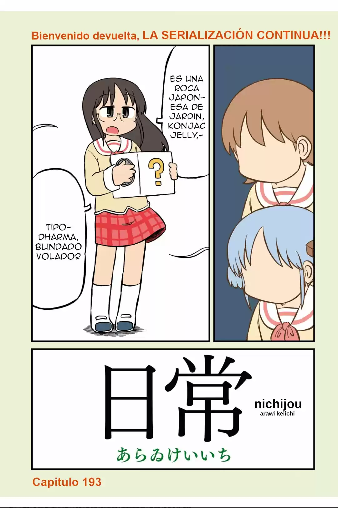 Nichijou (2006) - Capítulo 193 - Página 3 - LectorTMOo