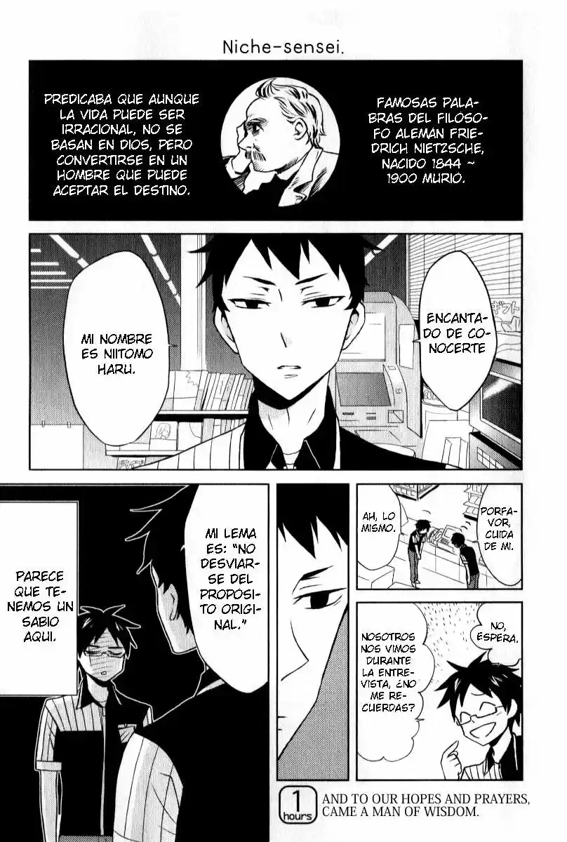 Nietzsche-sensei - Konbini ni- Satori Sedai no Shinjin ga Maiorita (2013) - Capítulo 1 - Página 6 - LectorTMOo