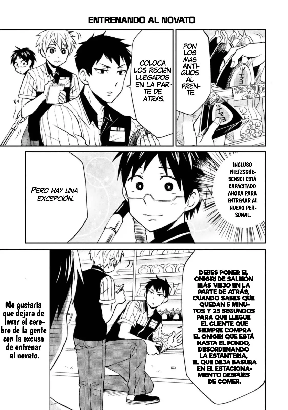Nietzsche-sensei - Konbini ni- Satori Sedai no Shinjin ga Maiorita (2013) - Capítulo 7 - Página 13 - LectorTMOo