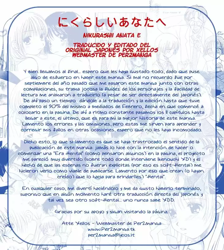 Nikurashii Anata E - Capítulo 12 - Página 21 - LectorTMOo