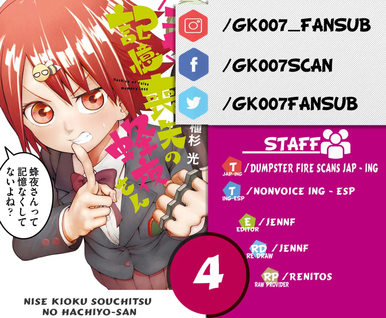 Nise Kioku Soushitsu no Hachiyo-san (2019) - Capítulo 4 - Página 1 - LectorTMOo