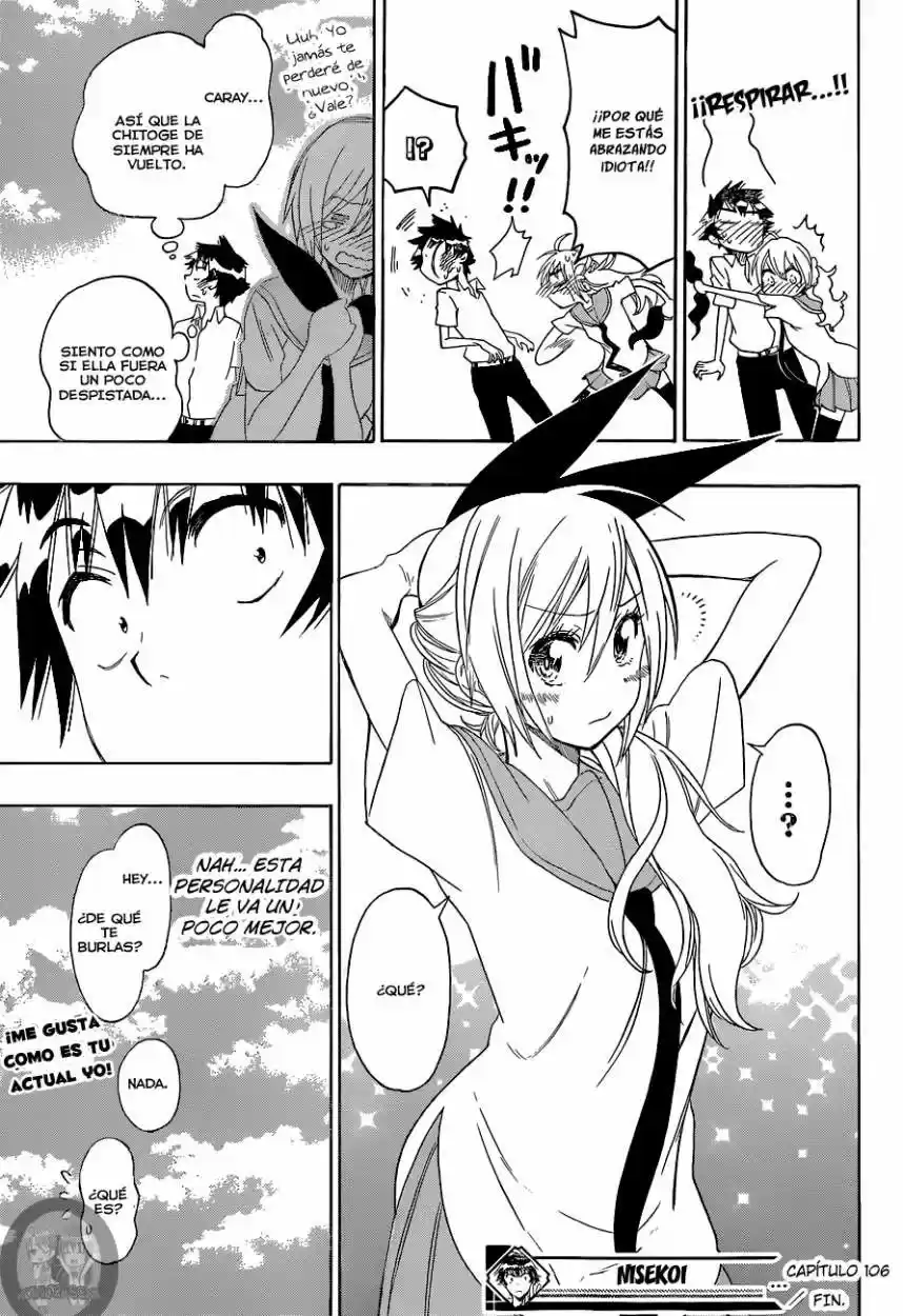 Nisekoi (2011) - Capítulo 106 - Página 19 - LectorTMOo