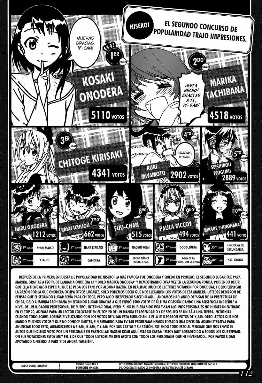 Nisekoi (2011) - Capítulo 110 - Página 22 - LectorTMOo