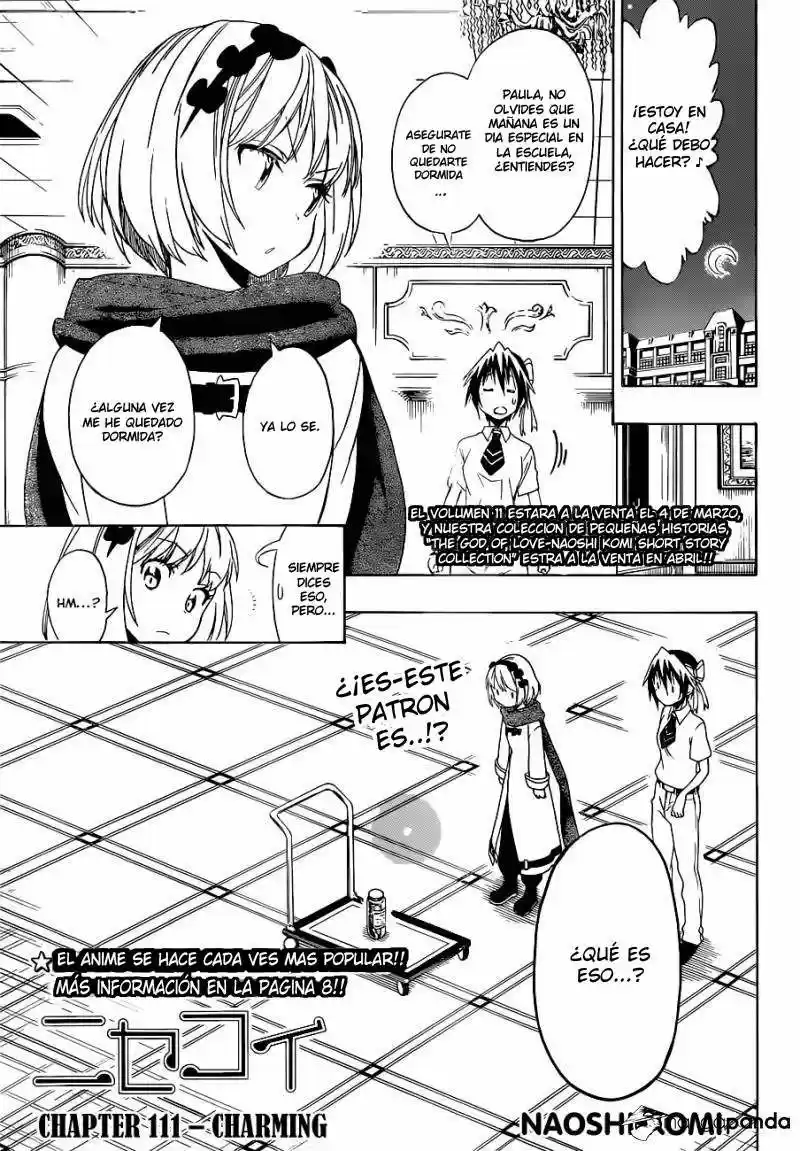 Nisekoi (2011) - Capítulo 111 - Página 2 - LectorTMOo