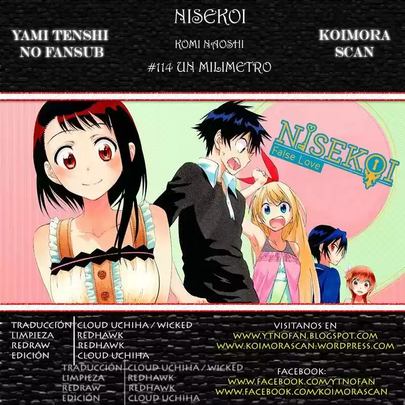 Nisekoi (2011) - Capítulo 114 - Página 1 - LectorTMOo