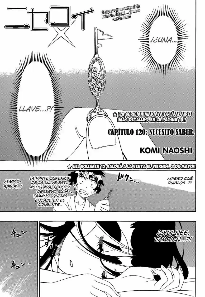 Nisekoi (2011) - Capítulo 120 - Página 4 - LectorTMOo