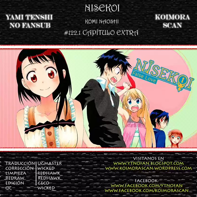 Nisekoi (2011) - Capítulo 122.1 - Página 1 - LectorTMOo