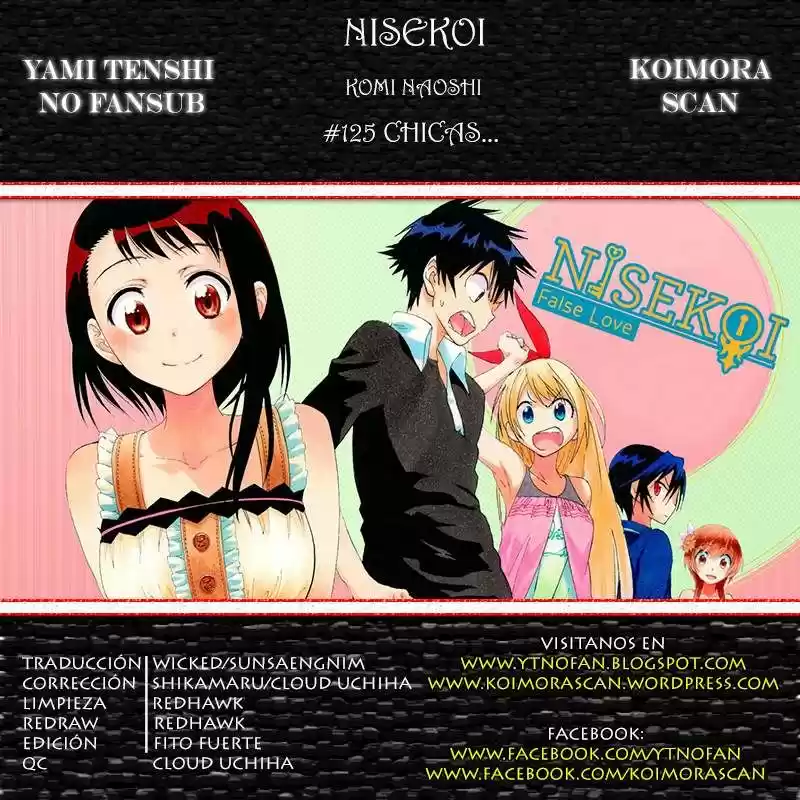 Nisekoi (2011) - Capítulo 125 - Página 1 - LectorTMOo