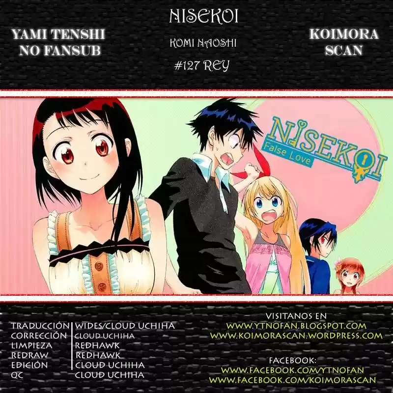 Nisekoi (2011) - Capítulo 127 - Página 1 - LectorTMOo