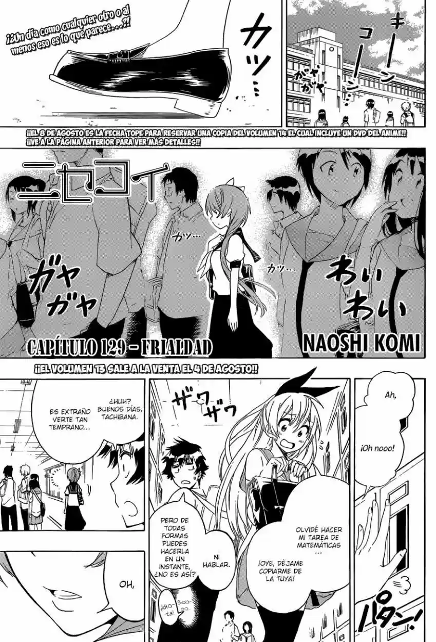 Nisekoi (2011) - Capítulo 129 - Página 4 - LectorTMOo