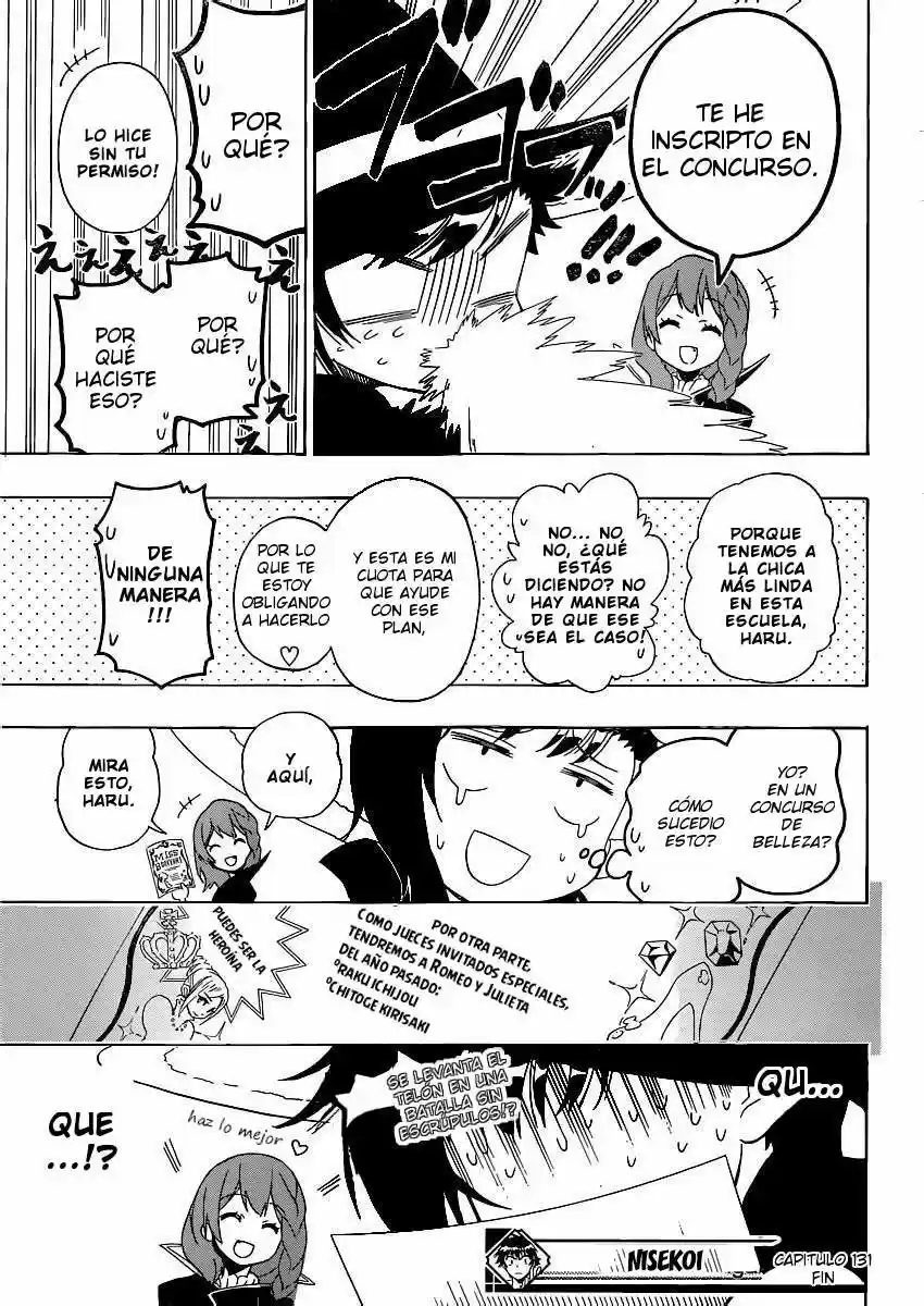 Nisekoi (2011) - Capítulo 131 - Página 19 - LectorTMOo