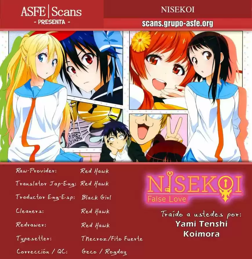Nisekoi (2011) - Capítulo 140 - Página 1 - LectorTMOo