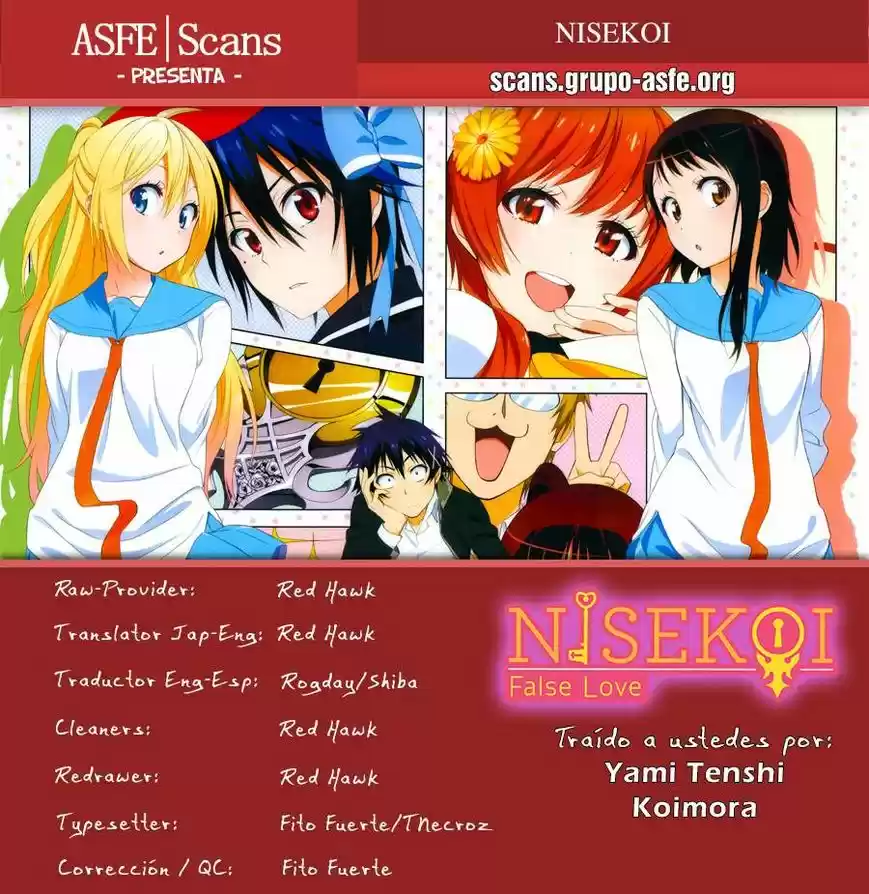Nisekoi (2011) - Capítulo 142 - Página 1 - LectorTMOo