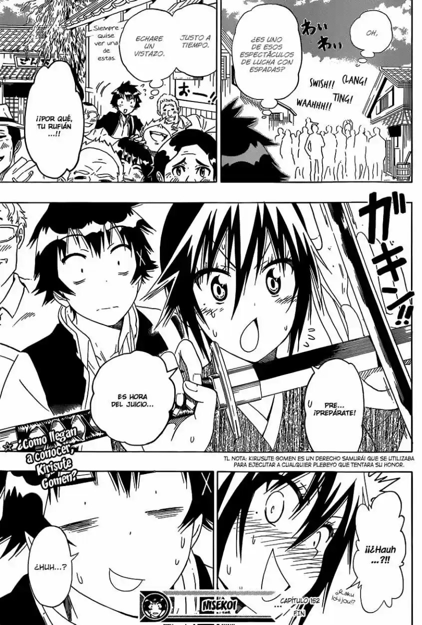 Nisekoi (2011) - Capítulo 152 - Página 22 - LectorTMOo