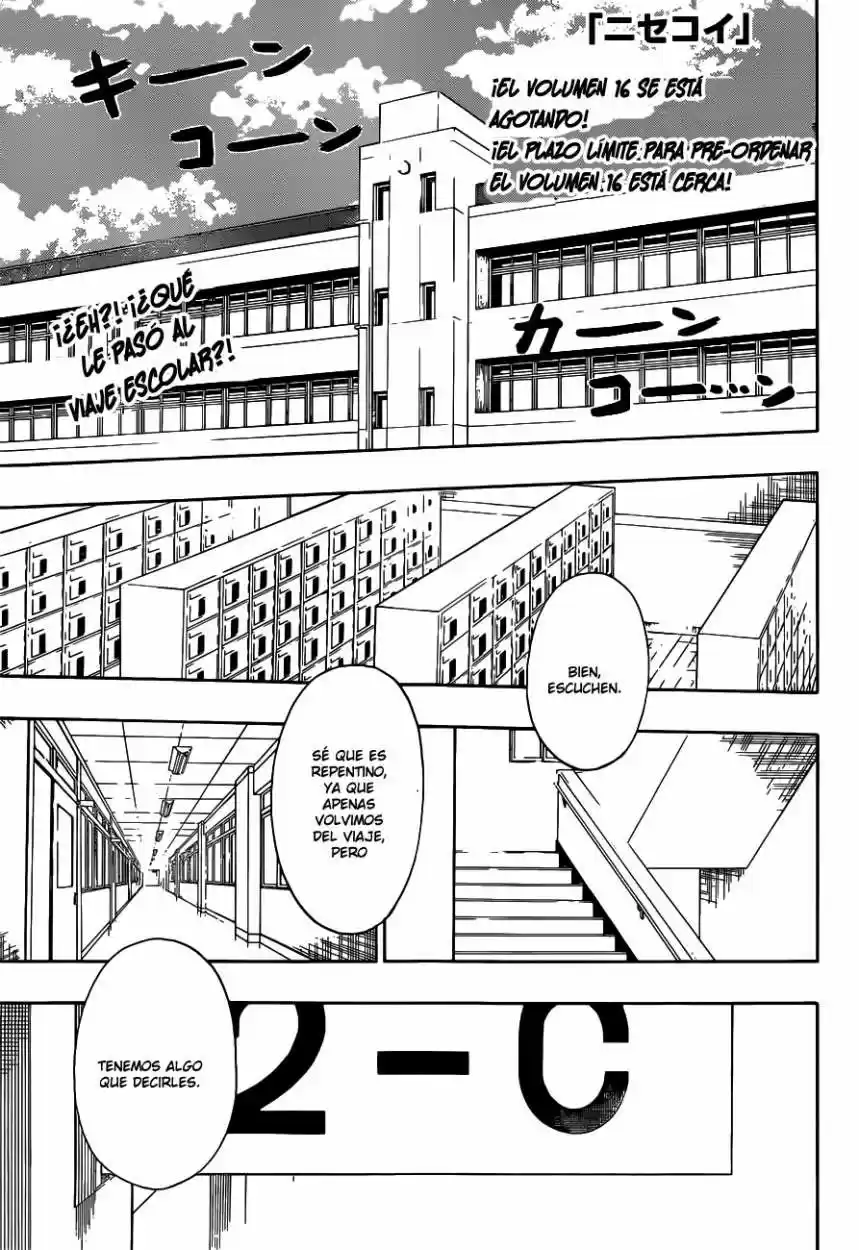Nisekoi (2011) - Capítulo 157 - Página 1 - LectorTMOo