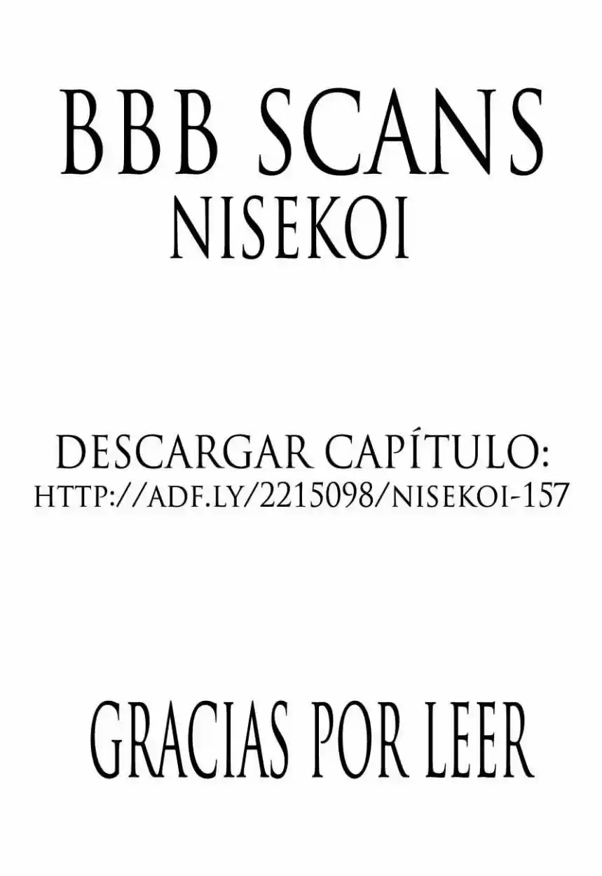 Nisekoi (2011) - Capítulo 157 - Página 20 - LectorTMOo