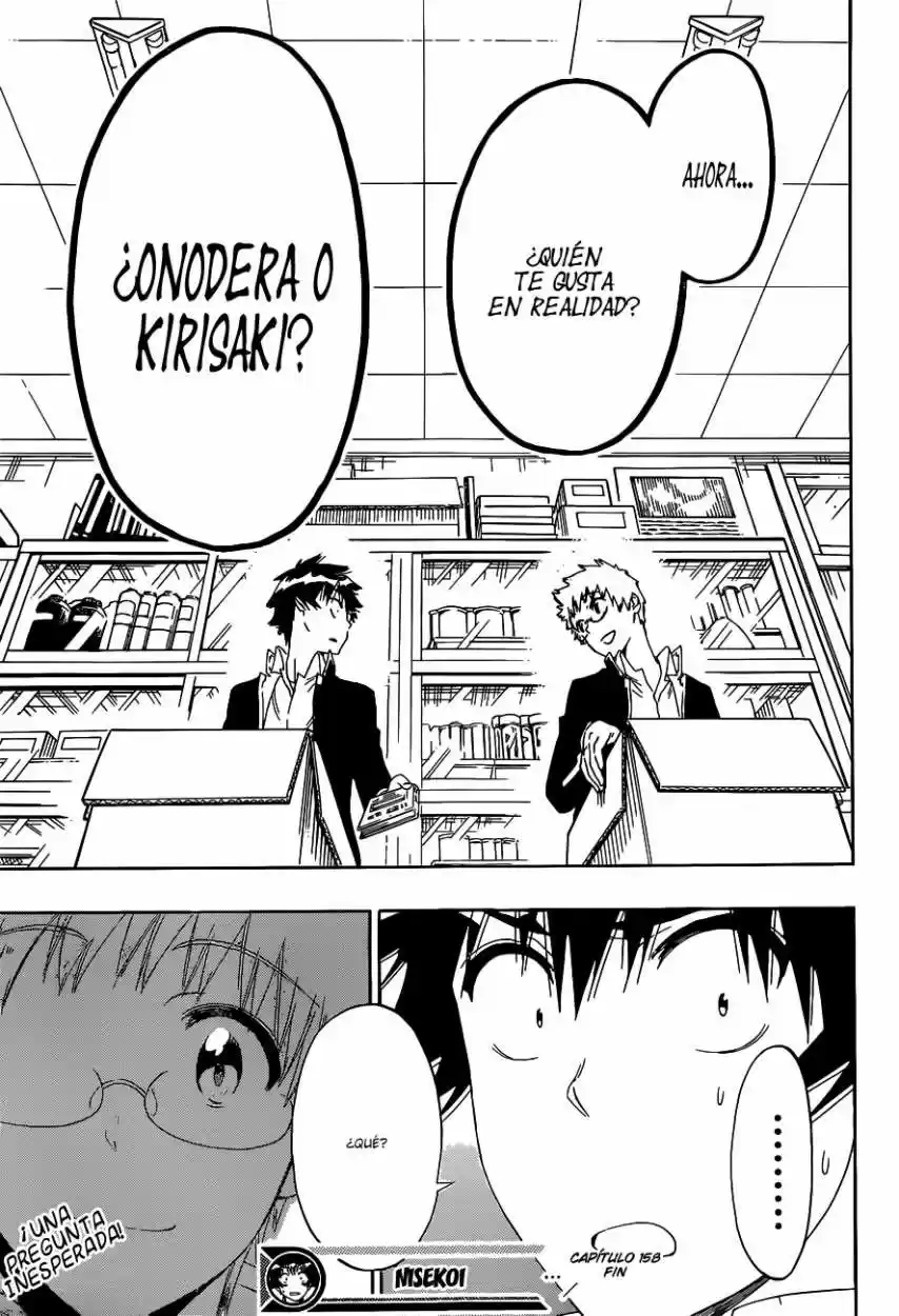 Nisekoi (2011) - Capítulo 158 - Página 19 - LectorTMOo