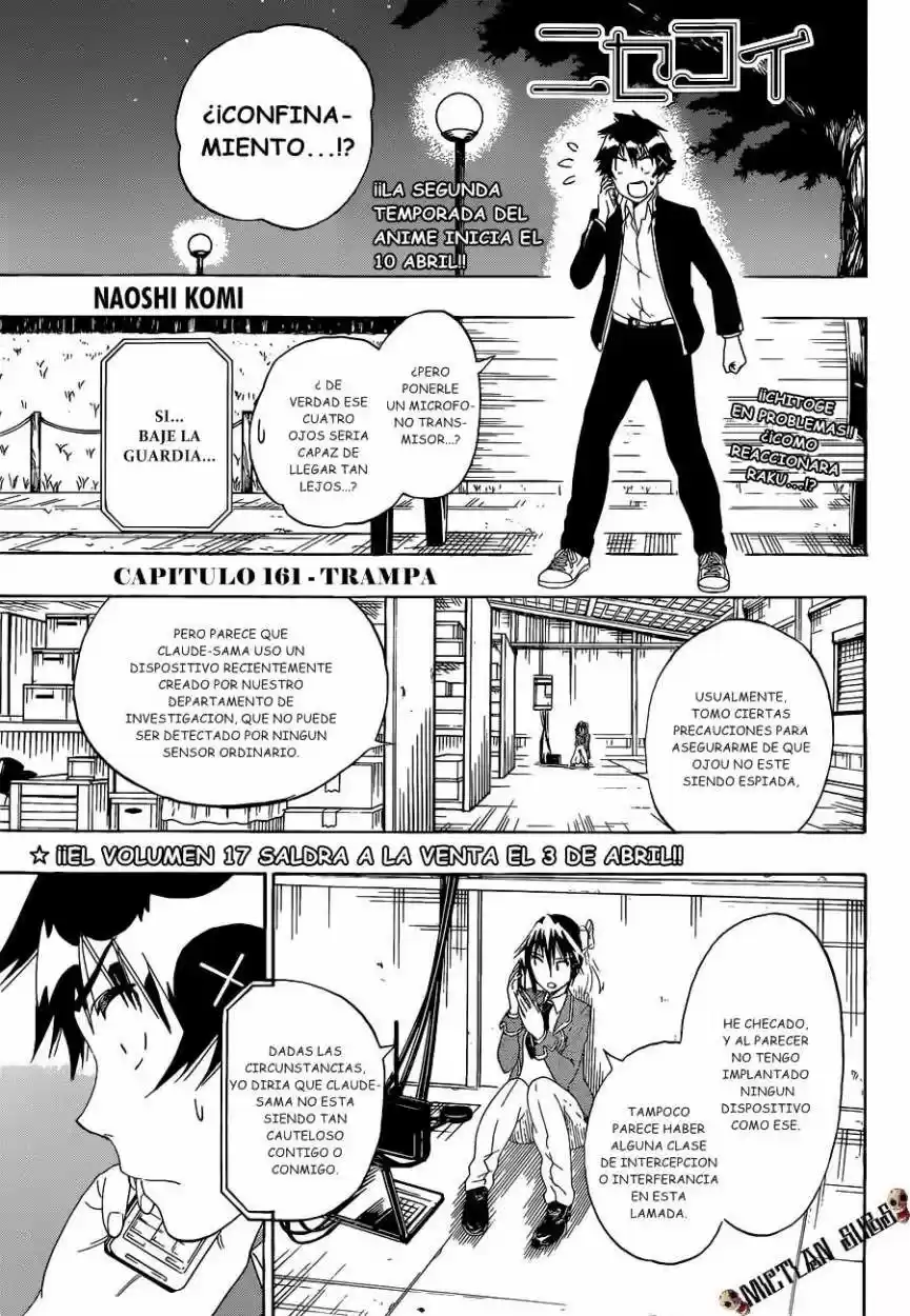 Nisekoi (2011) - Capítulo 161 - Página 1 - LectorTMOo