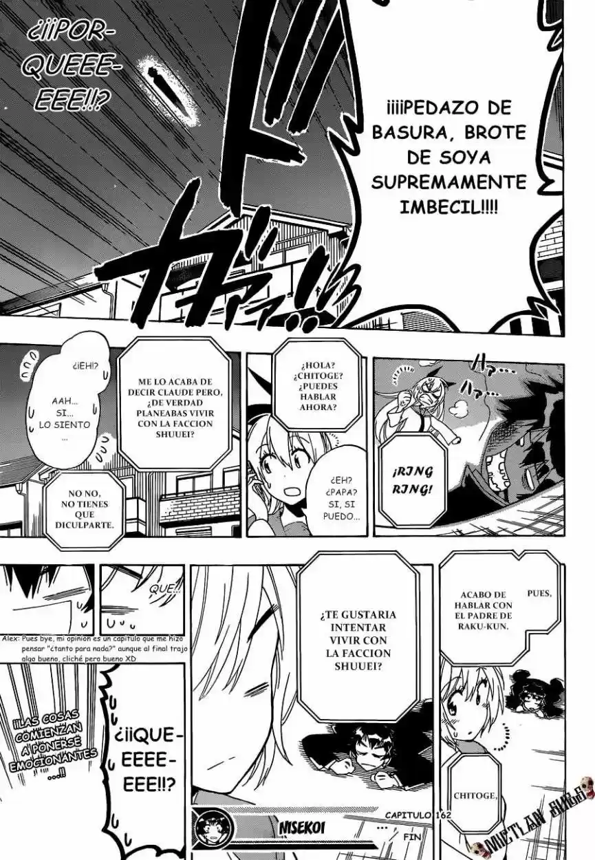 Nisekoi (2011) - Capítulo 162 - Página 19 - LectorTMOo