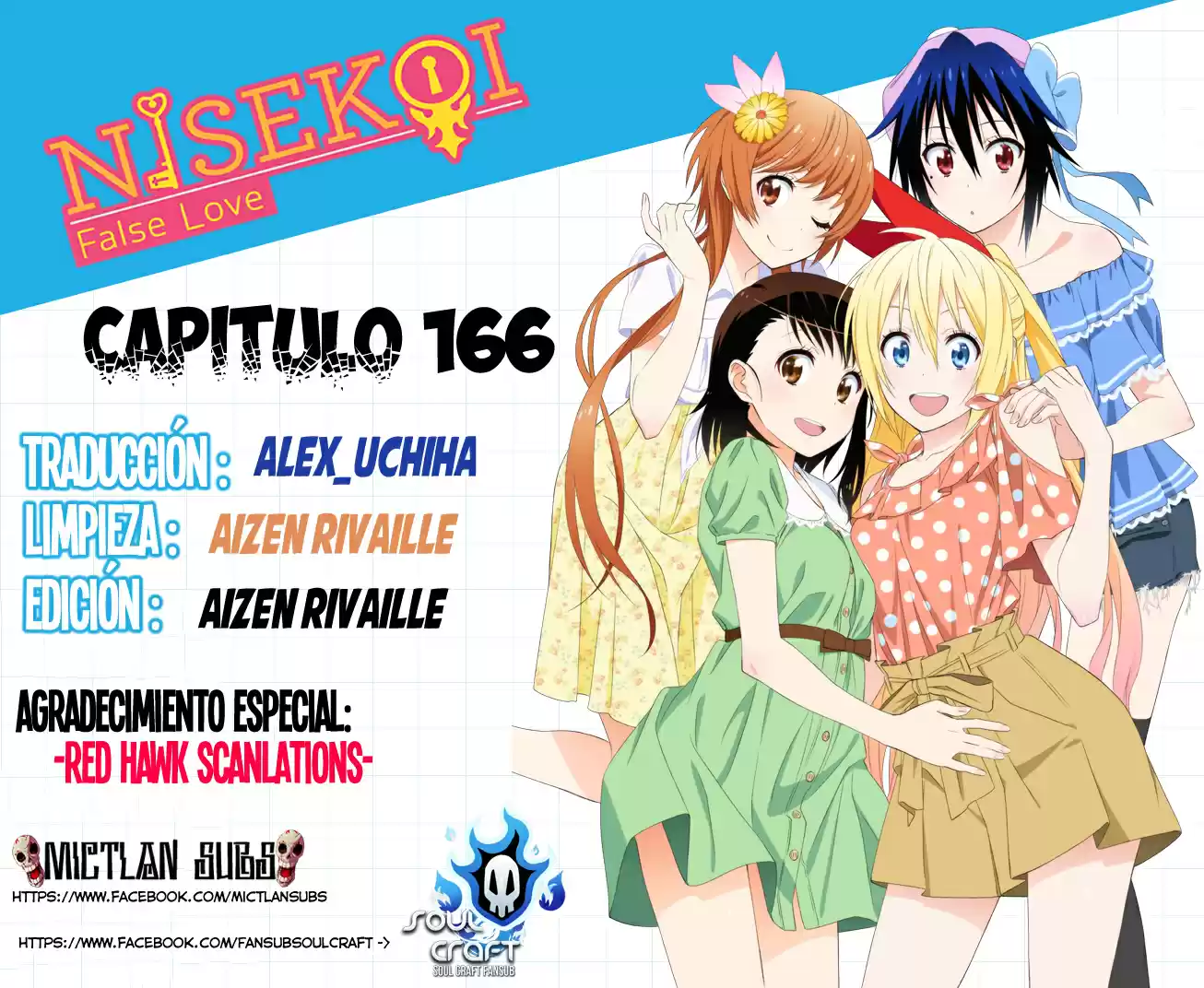 Nisekoi (2011) - Capítulo 166 - Página 1 - LectorTMOo