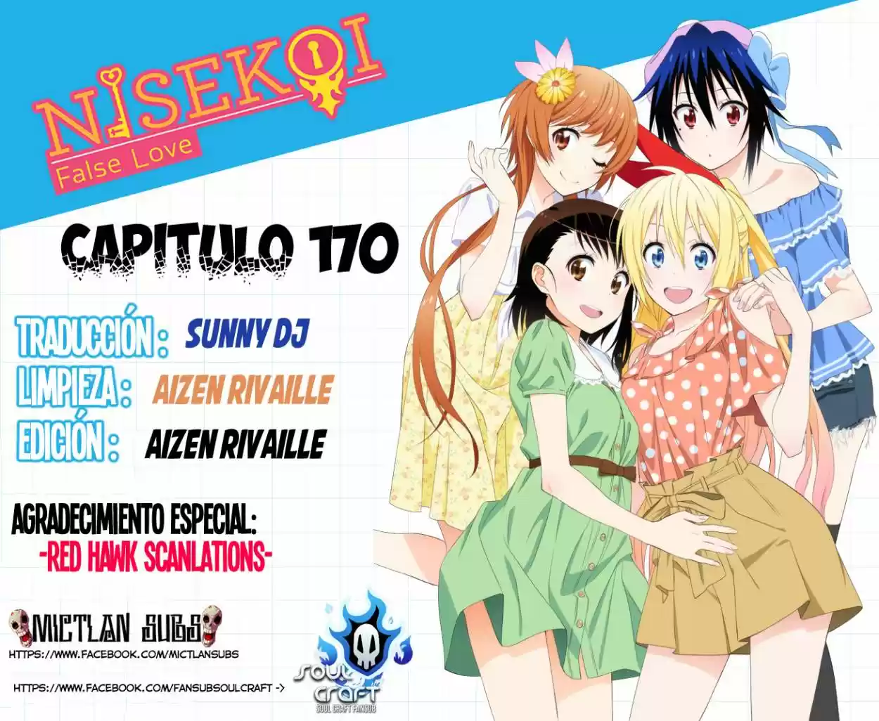 Nisekoi (2011) - Capítulo 170 - Página 1 - LectorTMOo
