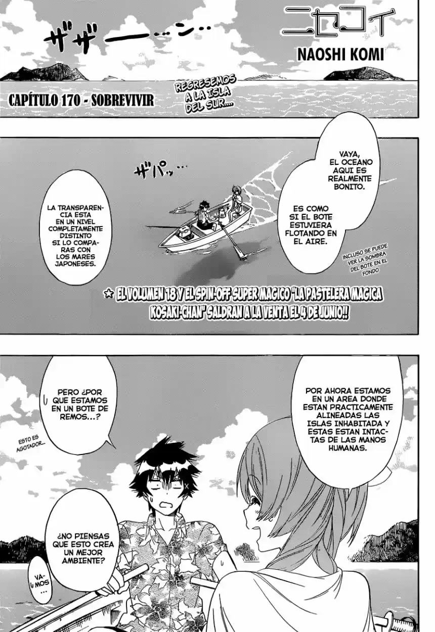 Nisekoi (2011) - Capítulo 170 - Página 3 - LectorTMOo