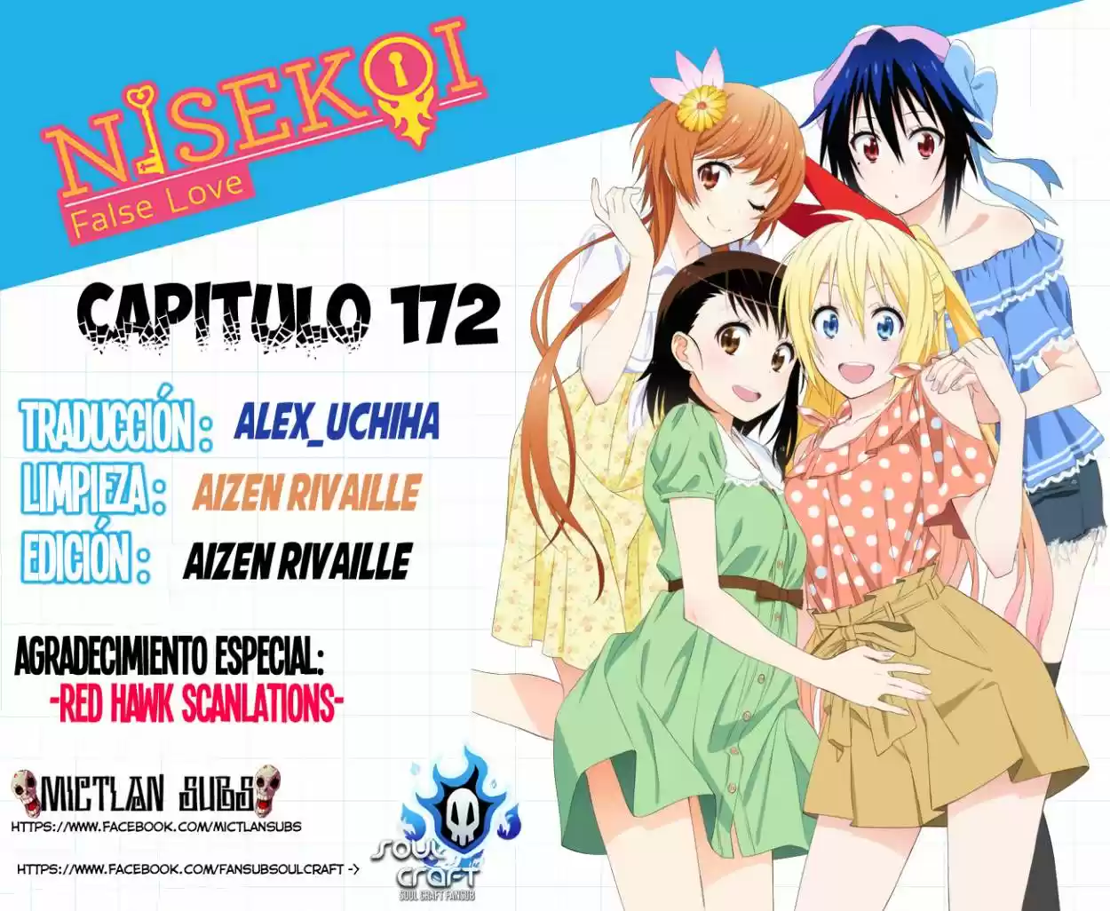 Nisekoi (2011) - Capítulo 172 - Página 1 - LectorTMOo