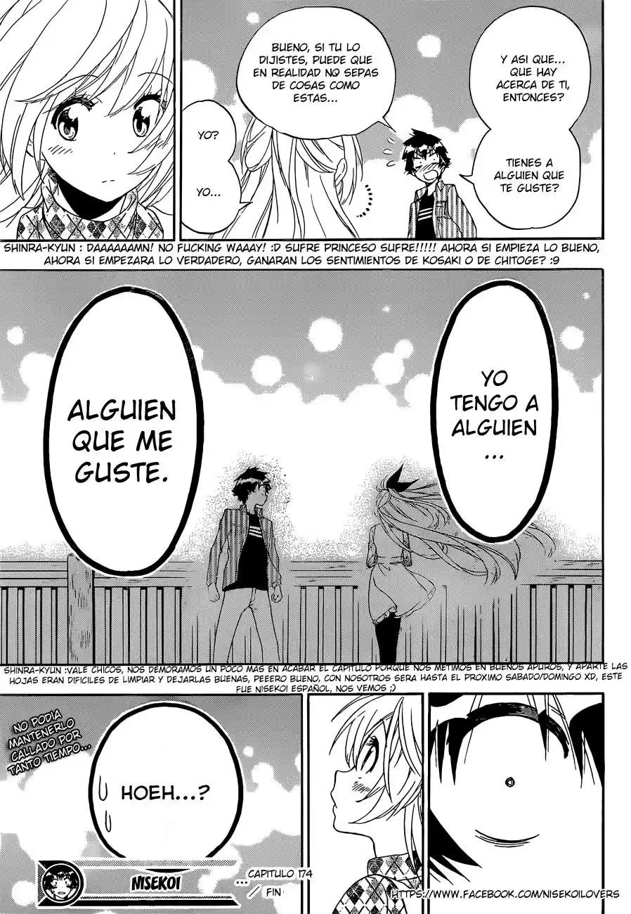 Nisekoi (2011) - Capítulo 174 - Página 20 - LectorTMOo