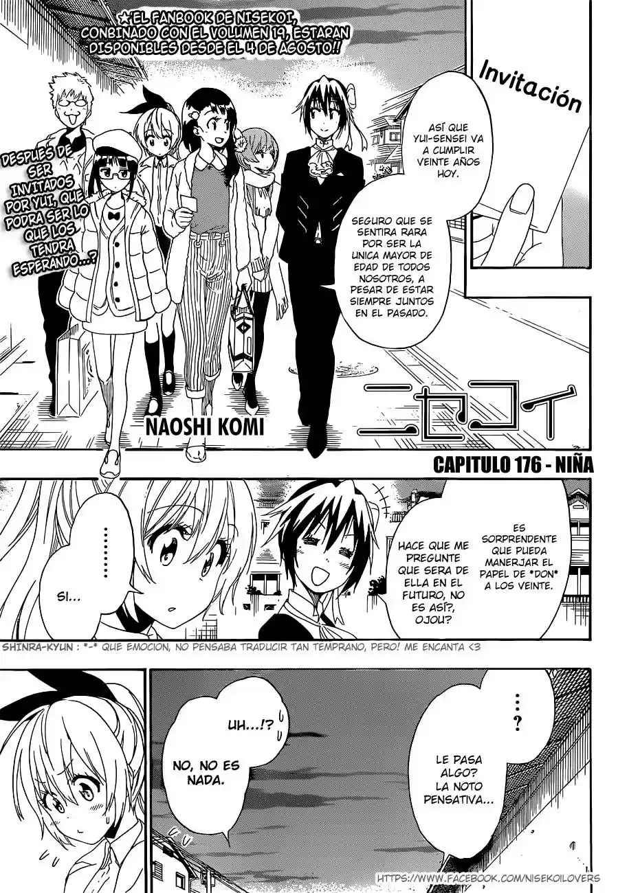 Nisekoi (2011) - Capítulo 176 - Página 1 - LectorTMOo
