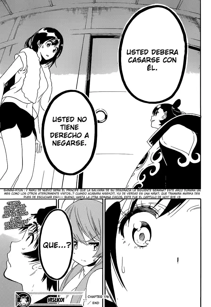 Nisekoi (2011) - Capítulo 176 - Página 19 - LectorTMOo