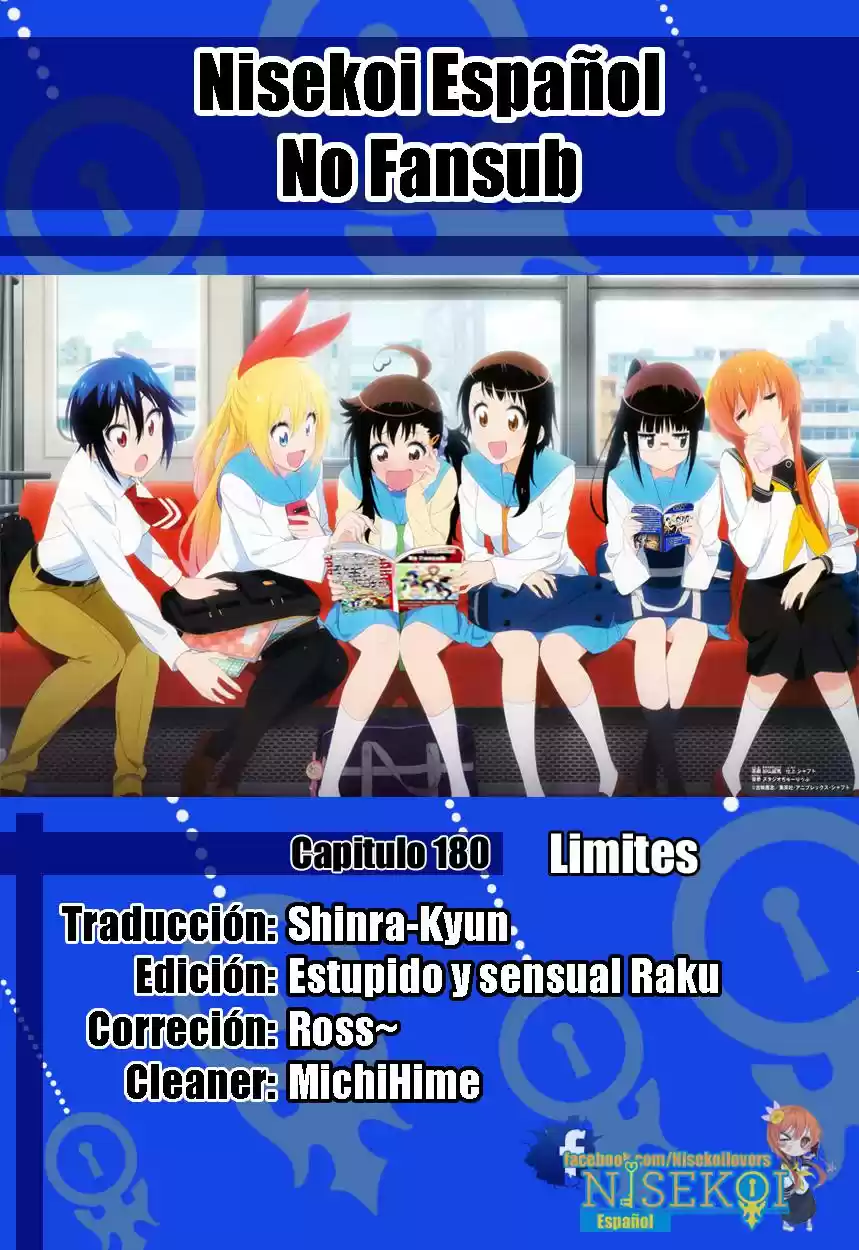 Nisekoi (2011) - Capítulo 181 - Página 1 - LectorTMOo