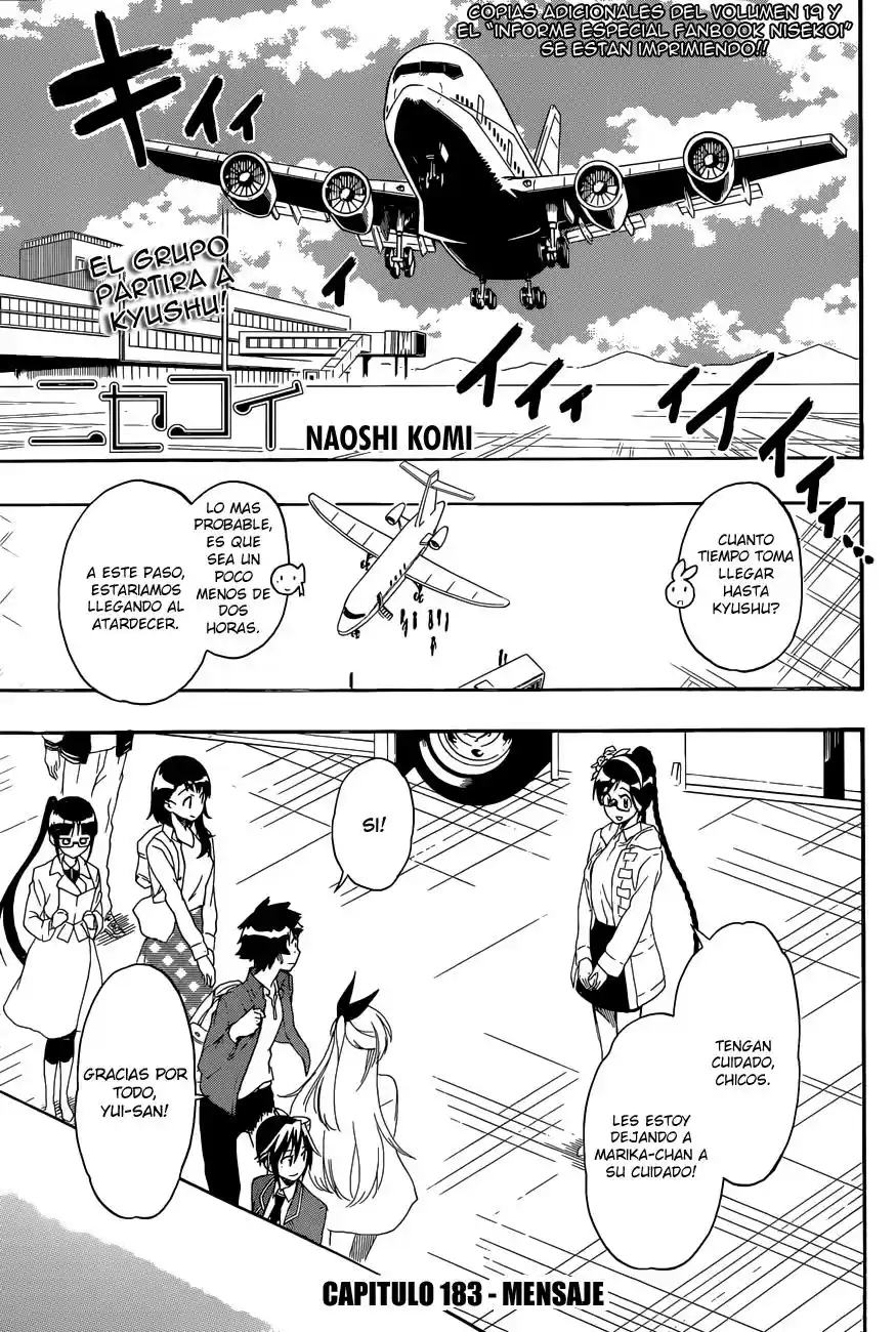 Nisekoi (2011) - Capítulo 183 - Página 2 - LectorTMOo