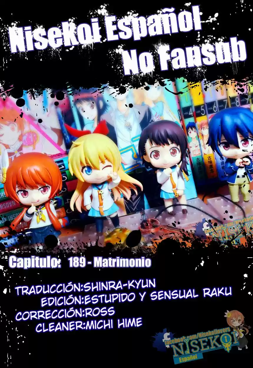 Nisekoi (2011) - Capítulo 189 - Página 1 - LectorTMOo
