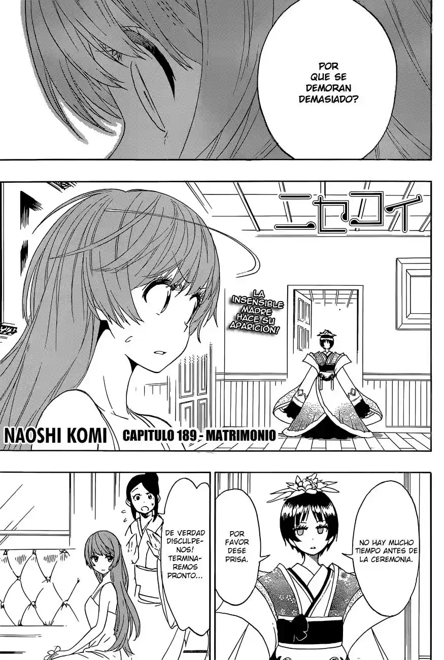 Nisekoi (2011) - Capítulo 189 - Página 2 - LectorTMOo