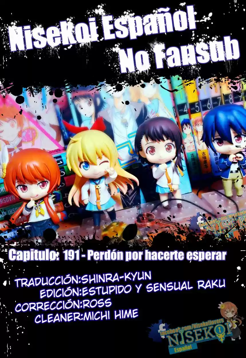 Nisekoi (2011) - Capítulo 191 - Página 1 - LectorTMOo