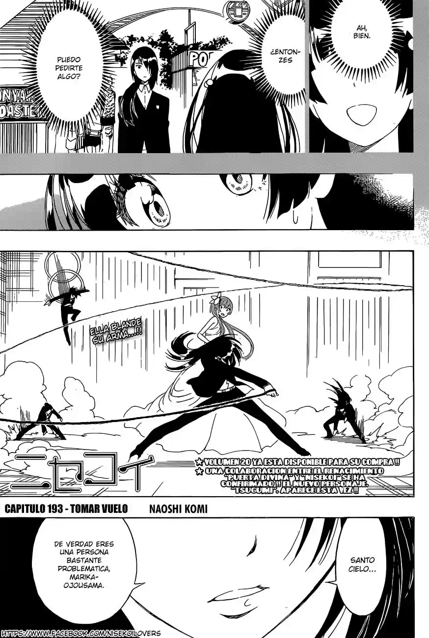 Nisekoi (2011) - Capítulo 193 - Página 2 - LectorTMOo