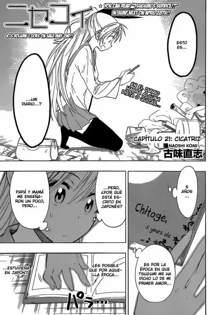 Nisekoi (2011) - Capítulo 21 - Página 1 - LectorTMOo