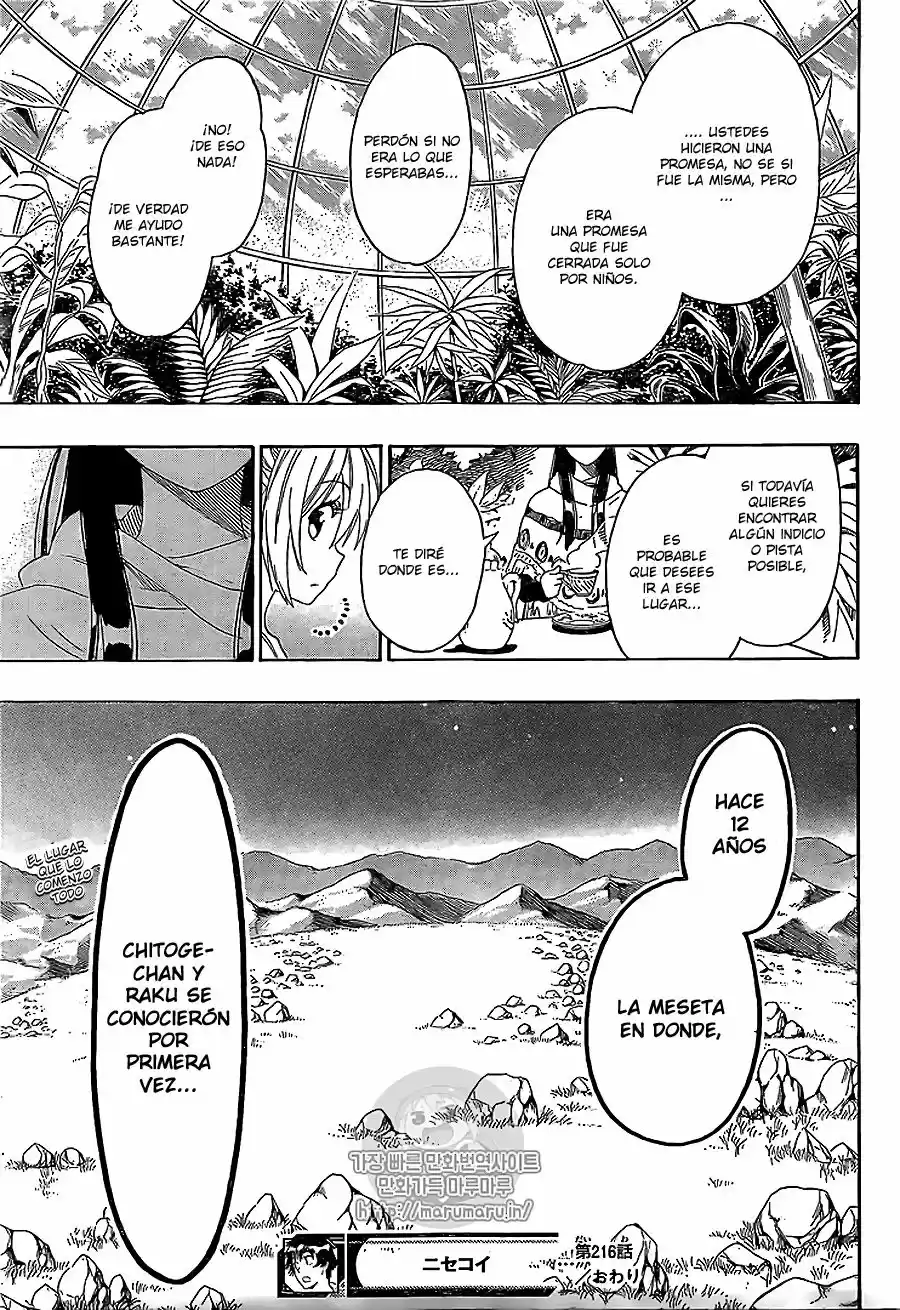 Nisekoi (2011) - Capítulo 216 - Página 20 - LectorTMOo