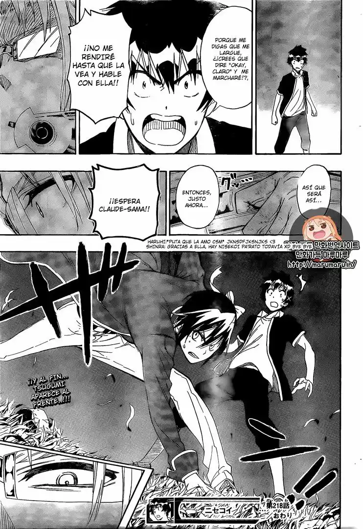 Nisekoi (2011) - Capítulo 218 - Página 20 - LectorTMOo