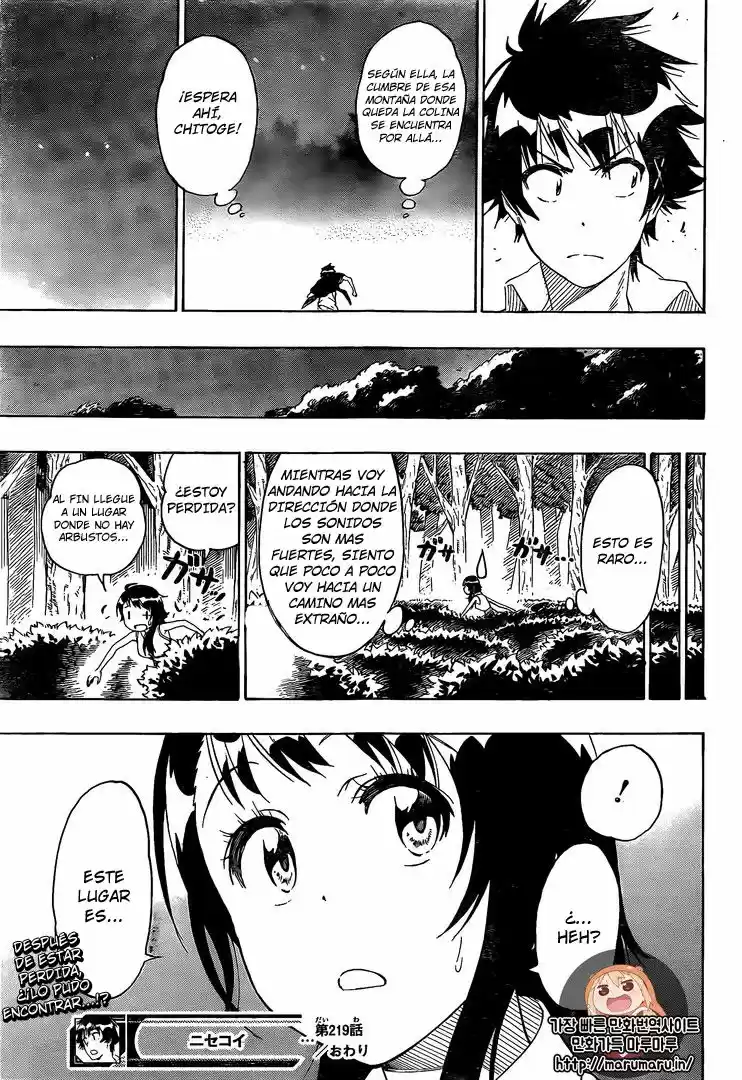 Nisekoi (2011) - Capítulo 219 - Página 20 - LectorTMOo