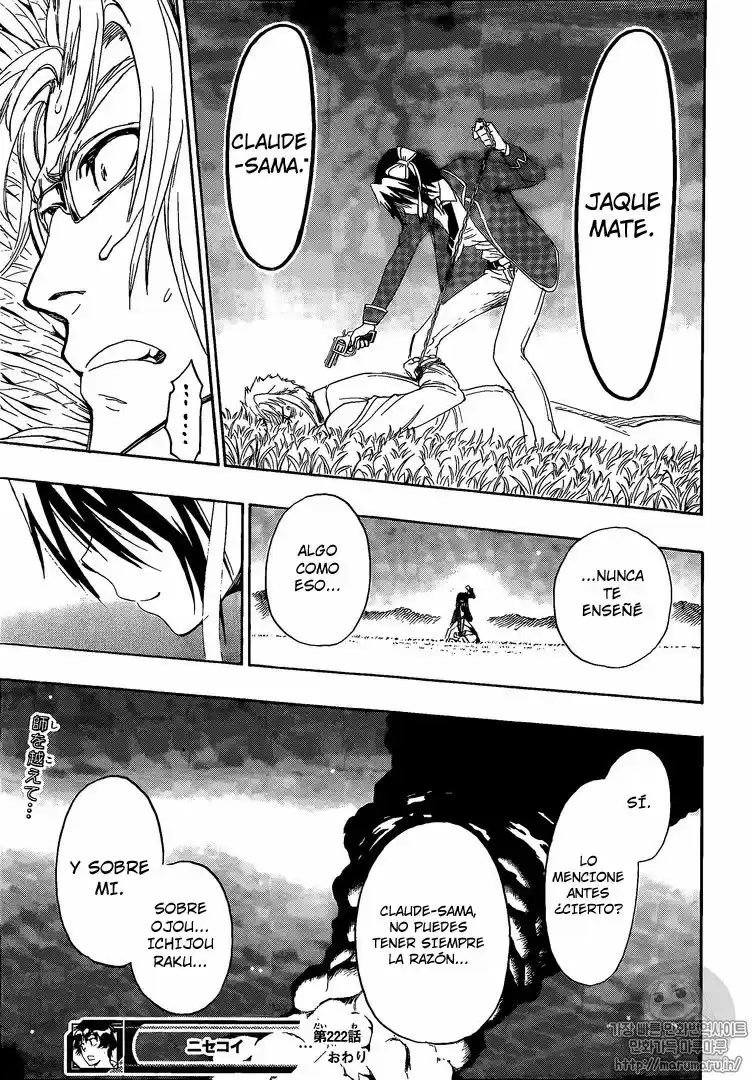 Nisekoi (2011) - Capítulo 222 - Página 20 - LectorTMOo