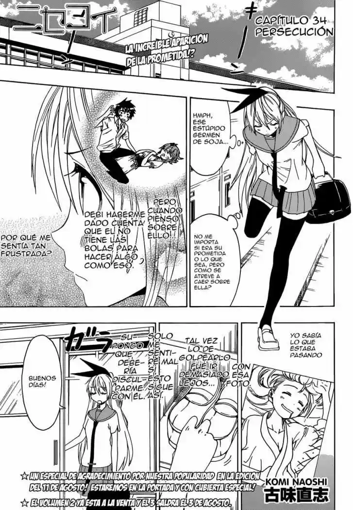 Nisekoi (2011) - Capítulo 34 - Página 2 - LectorTMOo