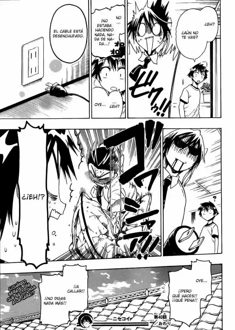 Nisekoi (2011) - Capítulo 40 - Página 19 - LectorTMOo