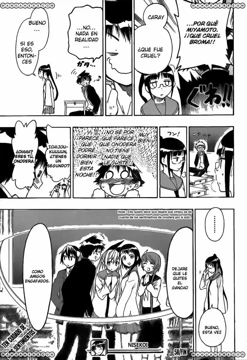 Nisekoi (2011) - Capítulo 58 - Página 20 - LectorTMOo