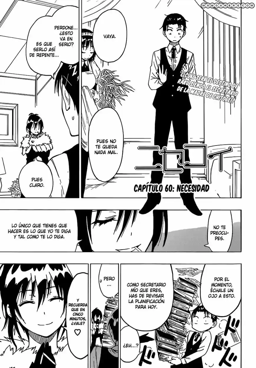 Nisekoi (2011) - Capítulo 60 - Página 1 - LectorTMOo