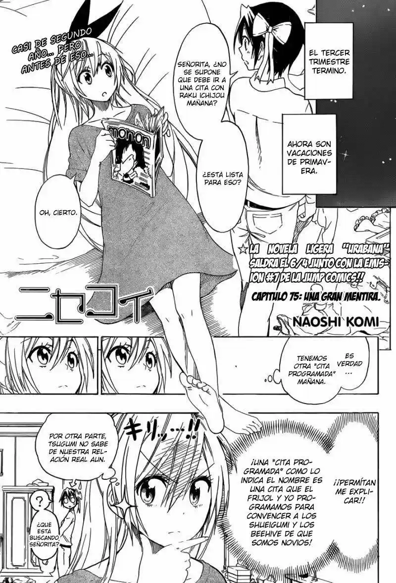 Nisekoi (2011) - Capítulo 74 - Página 2 - LectorTMOo