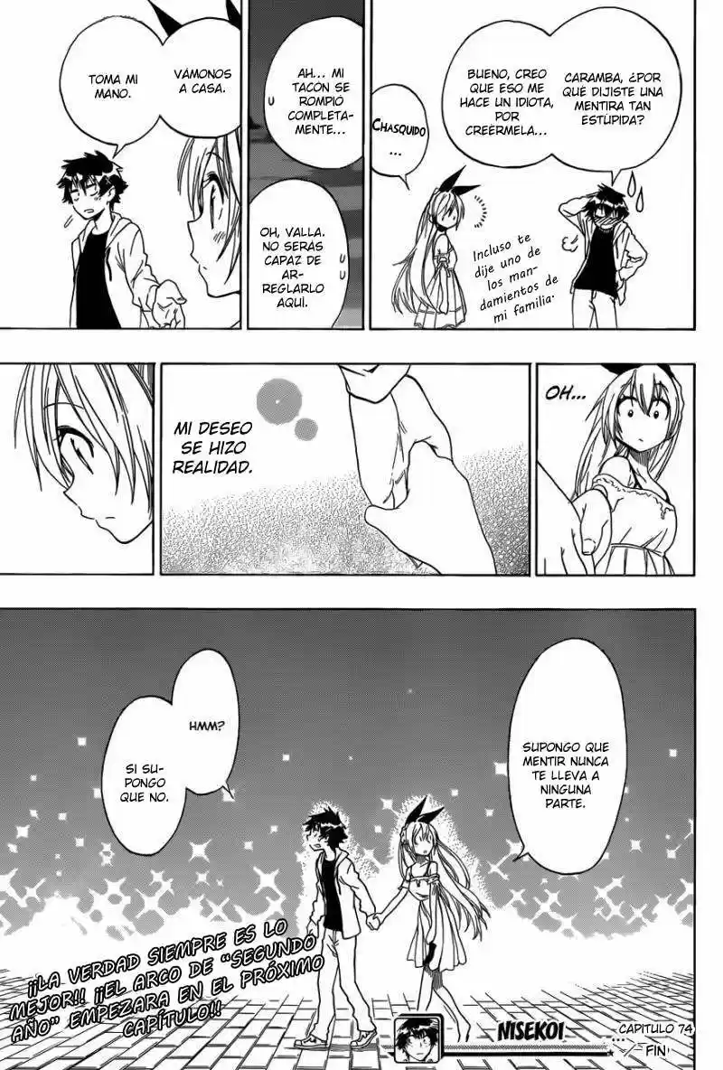 Nisekoi (2011) - Capítulo 74 - Página 20 - LectorTMOo