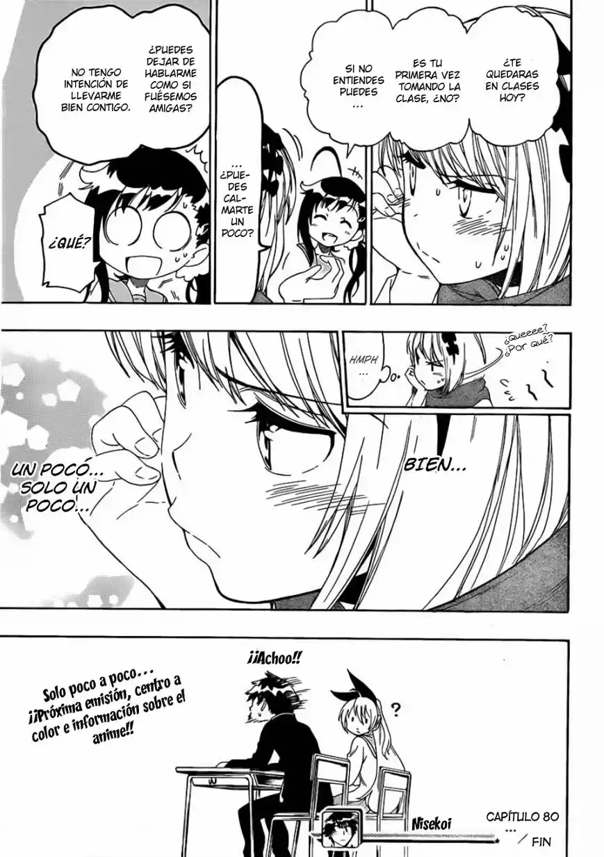 Nisekoi (2011) - Capítulo 80 - Página 21 - LectorTMOo