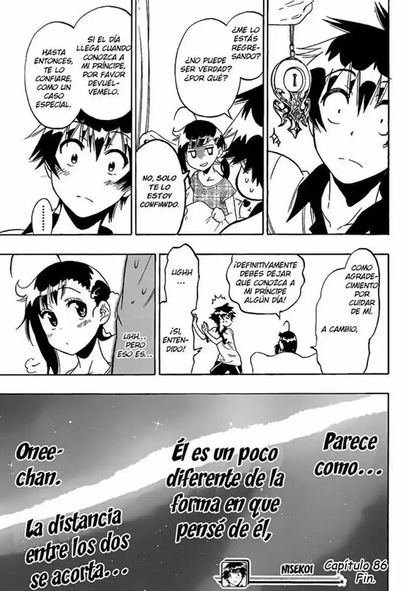 Nisekoi (2011) - Capítulo 86 - Página 21 - LectorTMOo